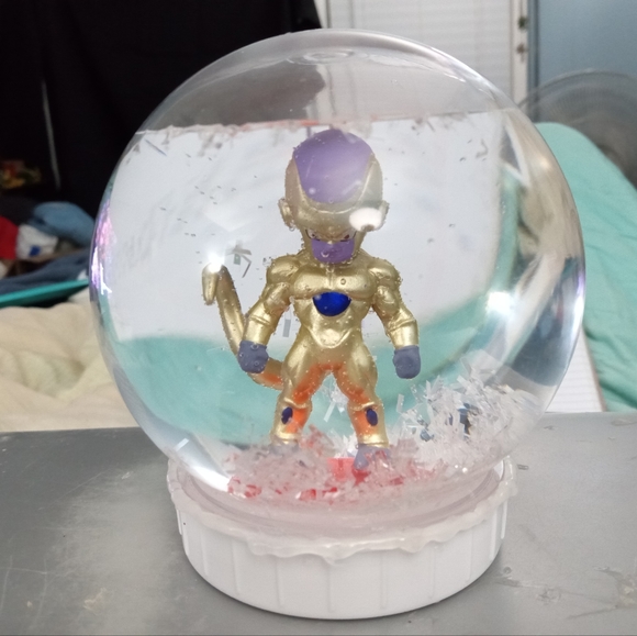 Dragon Ball Super Other - Handmade Dragon Ball Z Super Golden Frieza Plastic Snow Globe